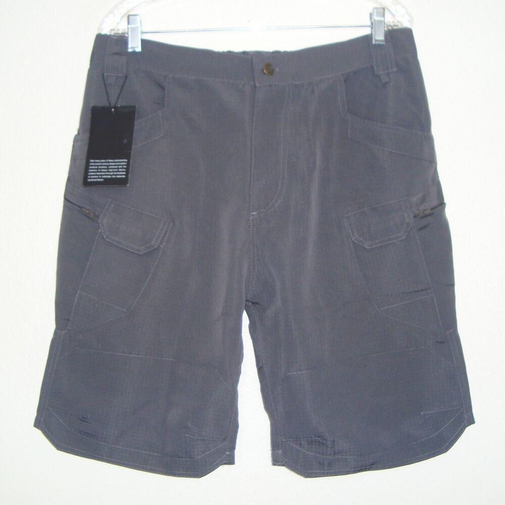 New With Tags Outdoor Equipment Ripstop Cargo Shorts Men's Size XL  Gray